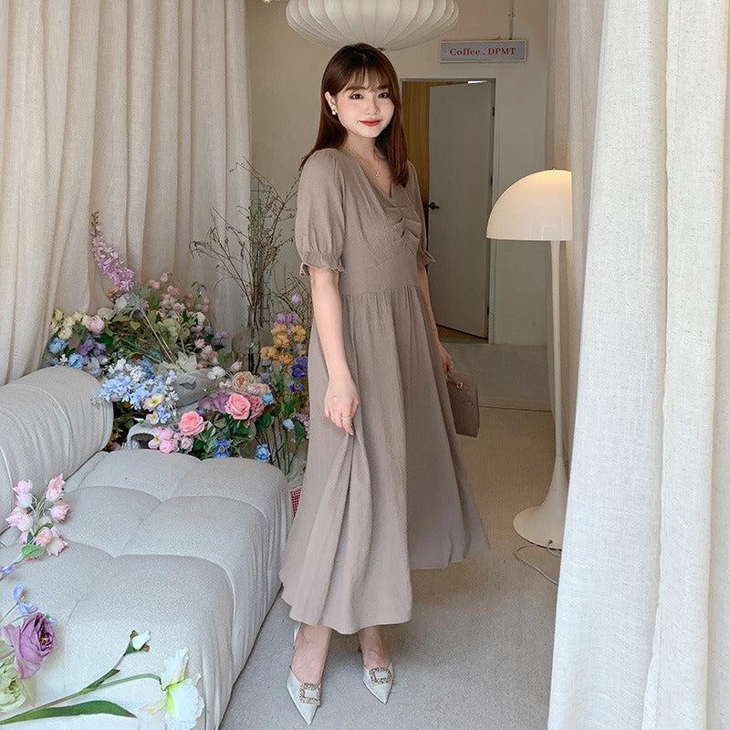 Size Korean Midi Dress – Yensjukd